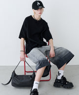 【予約】AFF AIVER 16/-ウォッシュ天竺スキッパーS/S TEE