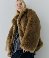 【一部予約】AIVER ショートフェイクファーコート