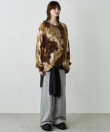 AFF AIVER ムラ染めニットL/S TEE