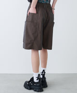 AIVER イリディセントガーデニングショートパンツ