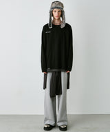 AIVER 30/2ウォッシュ天竺フットボールL/S TEE