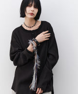 AIVER フェザーニットネックレス