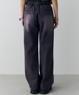 AIVER オーバーダイフレアデニム