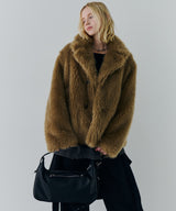 【一部予約】AIVER ショートフェイクファーコート