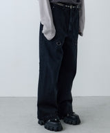 AIVER ボンテージデニムベイカーパンツ