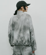 AIVER ムラ染めナイロンボンテージブルゾン