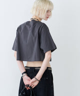 AIVER 16/-ウォッシュ天竺クロップドS/S TEE