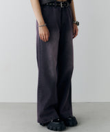 AIVER オーバーダイフレアデニム