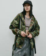 AIVER カモフラージュフルジップパーカー