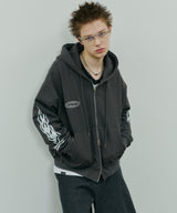 Johann×AIVER BOYダブルジップパーカー