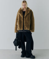 【一部予約】AIVER ショートフェイクファーコート