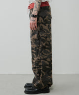 AIVER カモレイヤードカーゴパンツ