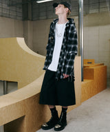 【一部予約】AIVER レイヤードオンブレチェックシャツ