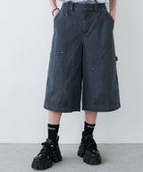 AIVER ワイドクォーターダブルニーパンツ