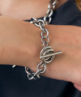 AFF AIVER サージカルダブルリングチェーンブレスレット