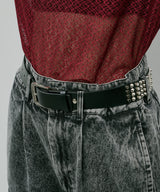 AIVER 4連スタッズレザーベルト