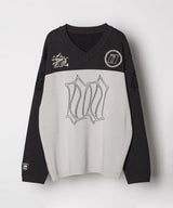 AIVER フットボールオーバーニット