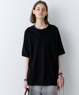 AFF AIVER 16/-ウォッシュ天竺スキッパーS/S TEE