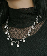 AIVER 11連パドロックネックレス