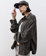 model:H171 B79 W56 H86 着用サイズ:MEDIUM (アッシュブラウン)