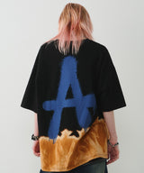 KODAI YASUNO×AIVER ハンドブリーチAブラックS/SビッグTEE