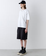 AIVER 30/2ウォッシュ天竺ガゼットポケットコンパクトS/S TEE