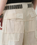 AIVER ボロクォーターカーゴパンツ