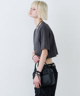 AIVER 16/-ウォッシュ天竺クロップドS/S TEE