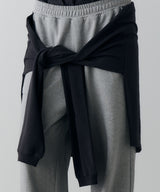 AIVER ヘビースウェットレイヤードバギーパンツ