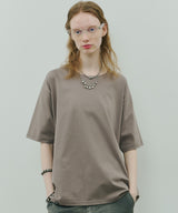 AFF AIVER 16/-ウォッシュ天竺コンパクトルーズS/S TEE