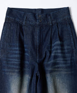 AIVER オーバーダイバギーダメージデニム