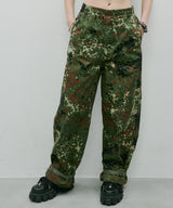 AIVER カモフラージュカーブパンツ