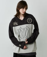 AIVER フットボールオーバーニット