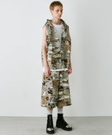 PALEDUSK×AIVER カモボロ3WAYフードシャツ