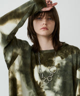 AFF AIVER ムラ染めニットL/S TEE