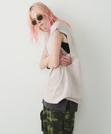 AFF AIVER 16/-ウォッシュ天竺N/S TEE (レギュラーレングス)