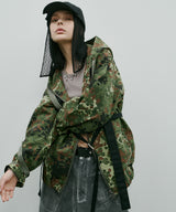 AIVER カモフラージュフルジップパーカー