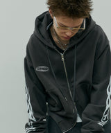 Johann×AIVER BOYダブルジップパーカー