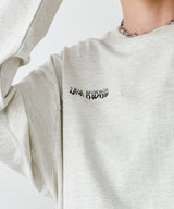 AIVER 30/2ウォッシュ天竺フットボールL/S TEE