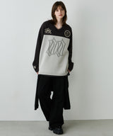 AIVER フットボールオーバーニット