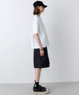 AIVER 30/2ウォッシュ天竺ガゼットポケットコンパクトS/S TEE