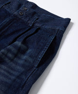 AIVER オーバーダイバギーダメージデニム