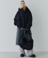 AIVER イリディセントパファーブルゾン