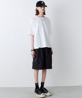 AIVER 30/2ウォッシュ天竺ガゼットポケットコンパクトS/S TEE