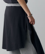 AIVER ヘビースウェットレイヤードバギーパンツ