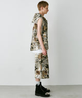 PALEDUSK×AIVER カモボロ3WAYフードシャツ