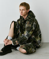 PALEDUSK×AIVER カモボロワイドクォーターパンツ