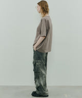 AFF AIVER 16/-ウォッシュ天竺コンパクトルーズS/S TEE