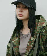 AIVER カモフラージュフルジップパーカー