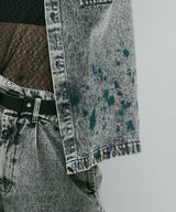 AIVER 硫化ペイントデニムシャツジャケット